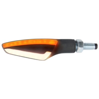 LighTech FRE934NER LED blinkry MonsterEye + přední bílé světlo homologované E8 černé (2ks)